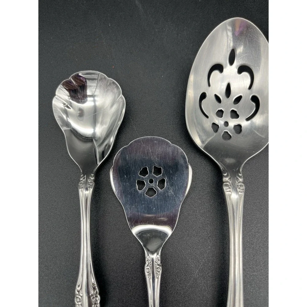 Brahms 7 Piece Hostess Set Stainless By Oneida Silver